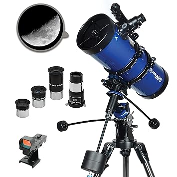 Meade Instruments 216005 Polaris 127 EQ Reflector Telescope (Blue)