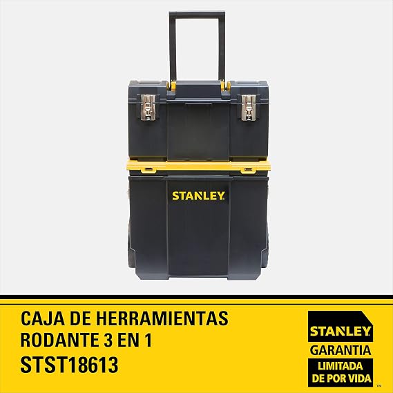 STANLEY Tool Box, 3-in-1 Rolling WorkShop (STST18613)