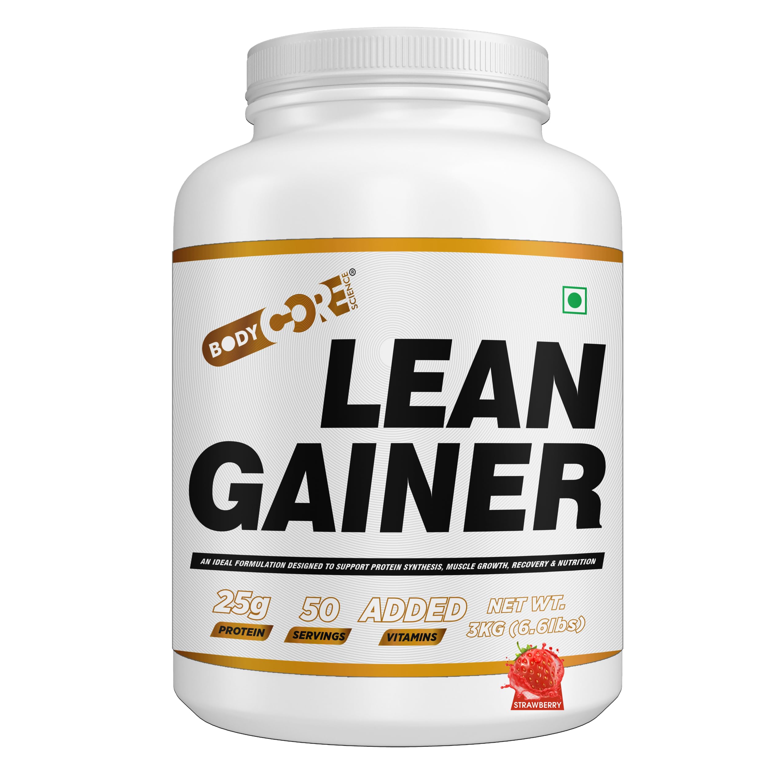 Body Core Science BCS Lean Gainer-3 Kg | Weight Gainer | Muscle Gainer | Mass Gainer (Strawberry, PO1) (B0BN65KS7Y) Amazon Price History, Amazon Price Tracker
