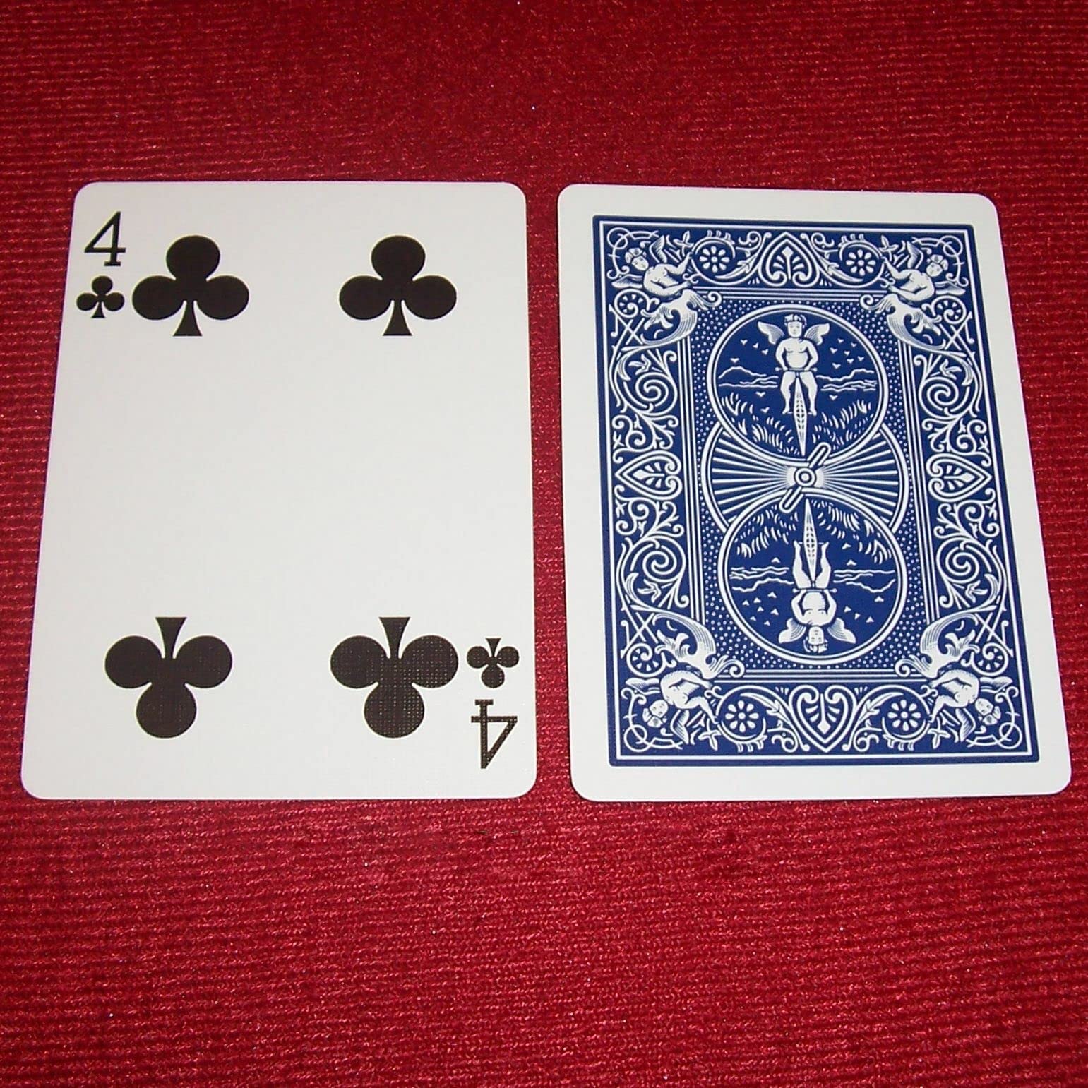 Stutter Deck - Bicycle® Cards - One way forcing deck Blue Backed (4 Clubs)