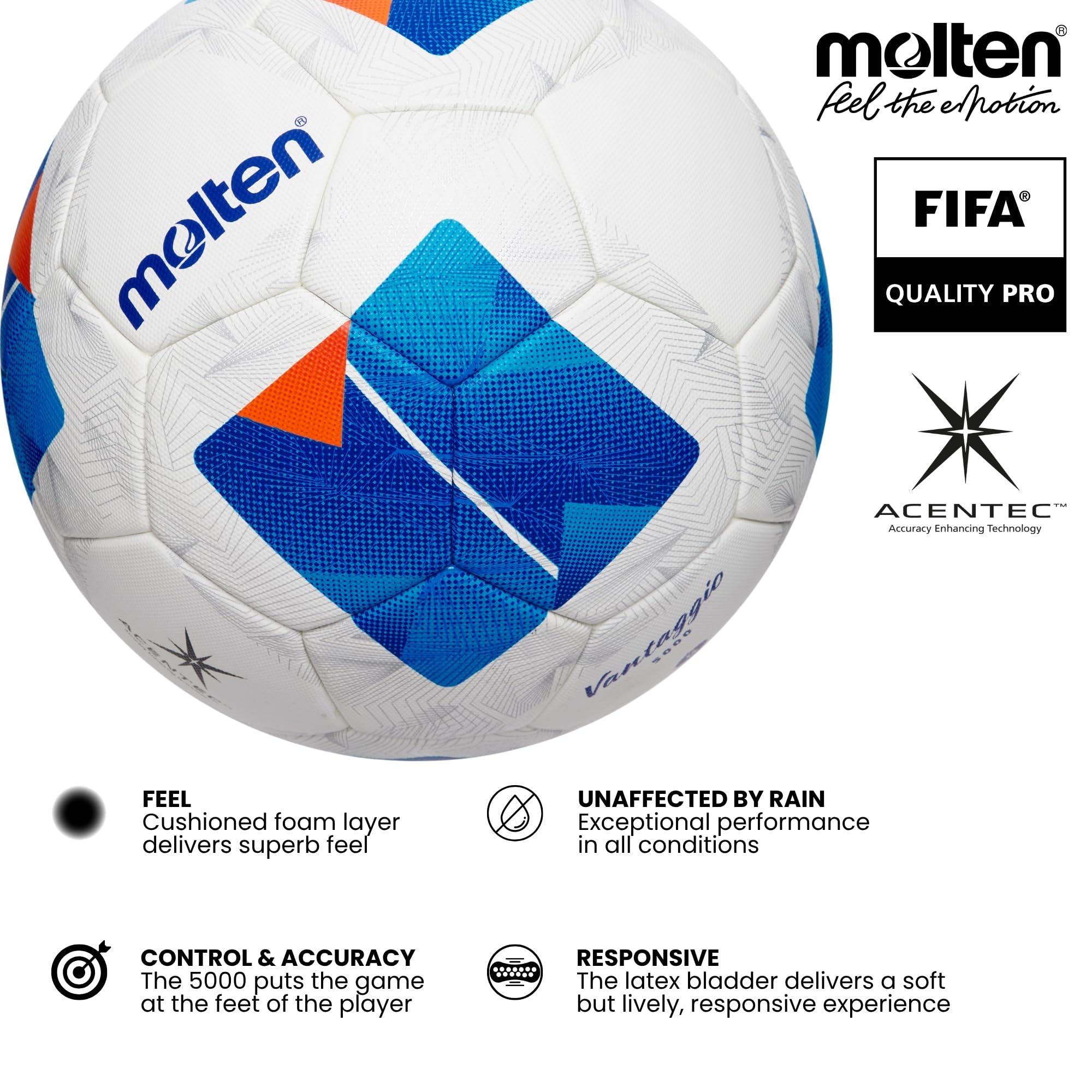 Molten Vantaggio 5000 Soccer Test Ball