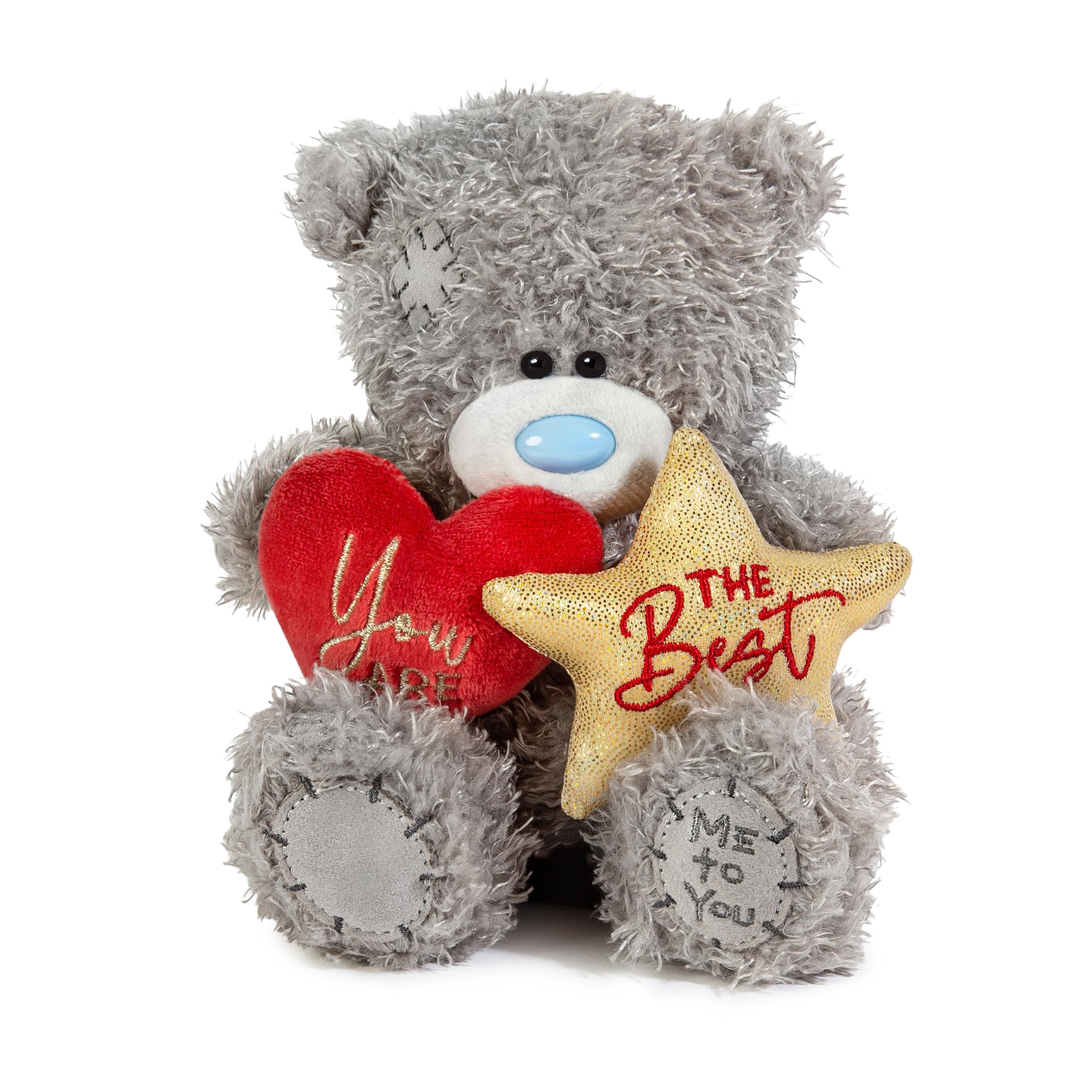 Me To You Tatty Teddy 'You Are The Best' 15cm Bear - Official Valentine's Day Collection, Grey