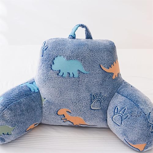 Miniatura 8 de Almohada de Lectura Aimuan que Brilla en la Oscuridad, Cuña de Descanso para Cama, Almohada de Respaldo Brillante para Niños con Estampado de