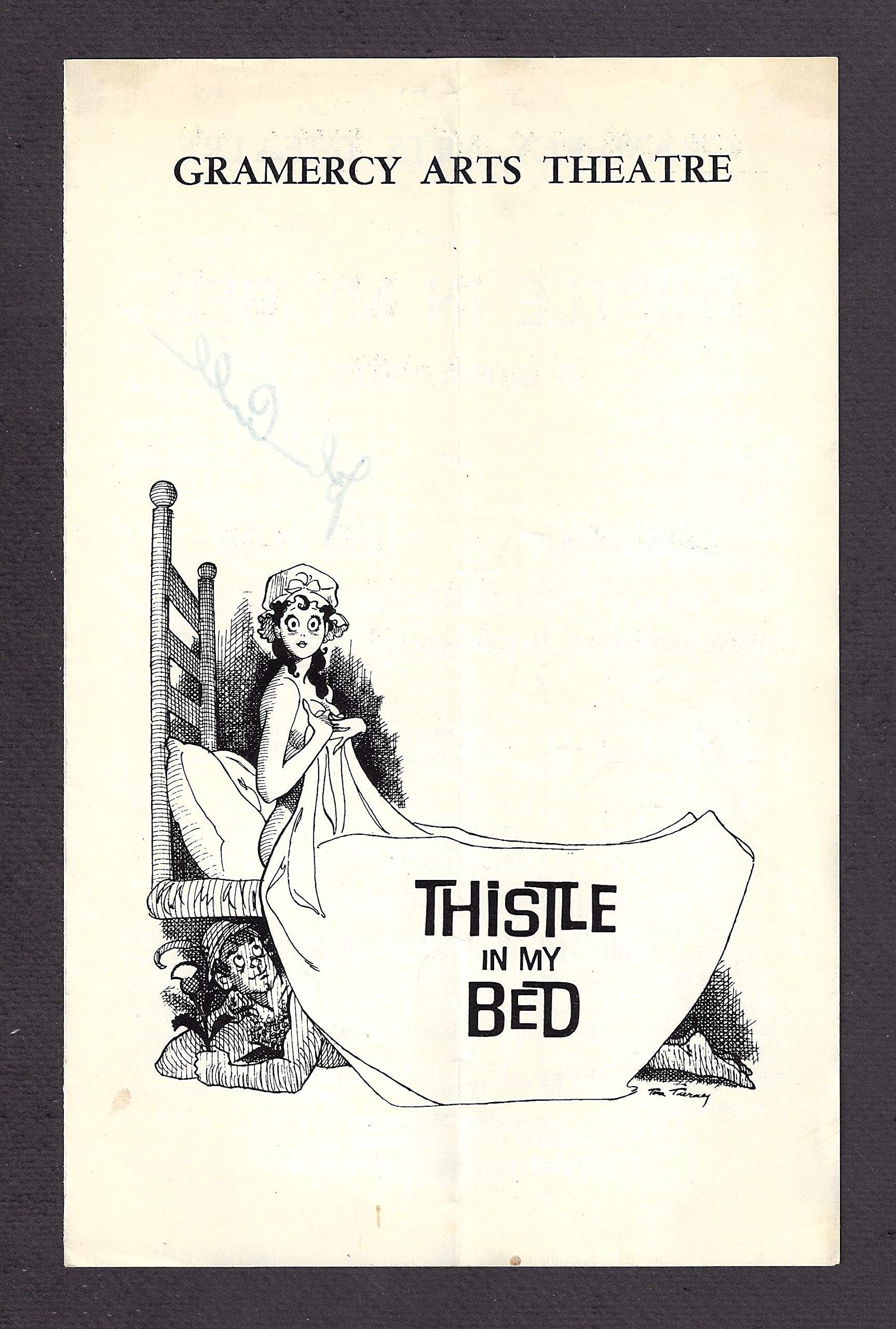 John Cullum (Signed)"THISTLE IN MY BED" Sam Waterston/Joanna Merlin 1963 Off-Broadway FLOP Playbill