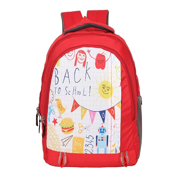 DUSSLE DORF Kids Polyester 15 Liters,Casual Water Resistant Nursery/Kids/Student/for Childrens/Boys/Girls Backpack, School Bags