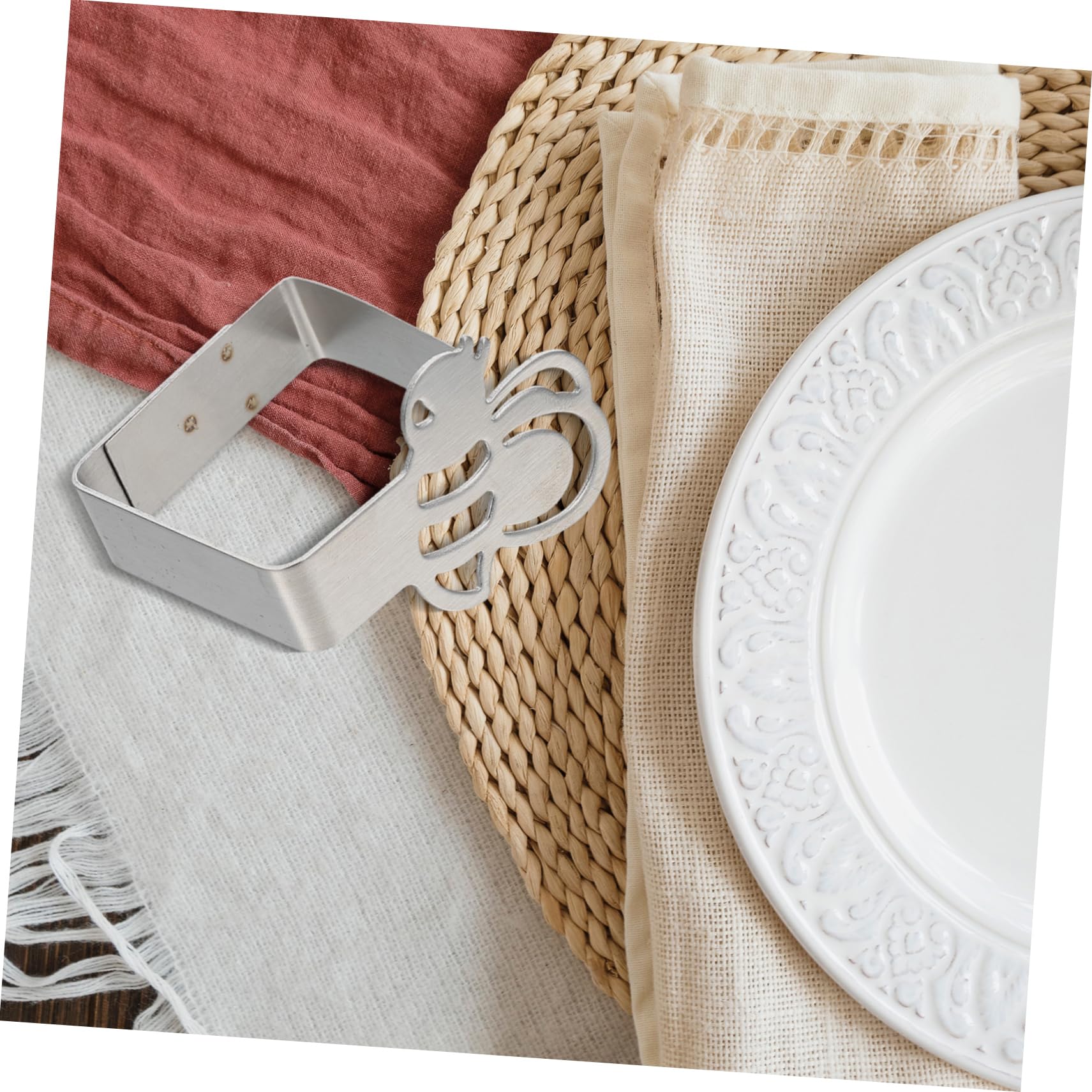 12pezzi Fermatovaglie Inossidabile Clip Antiscivolo per Tovaglie Picnic e Facile Installare e