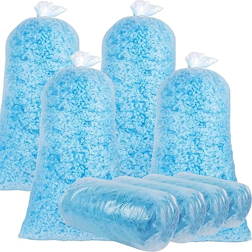 Miniatura 1 de DR.DUDU Espuma de relleno de puf de 20 libras, relleno de espuma viscoelástica de gel triturado, espuma de relleno de almohada suave y cómoda de
