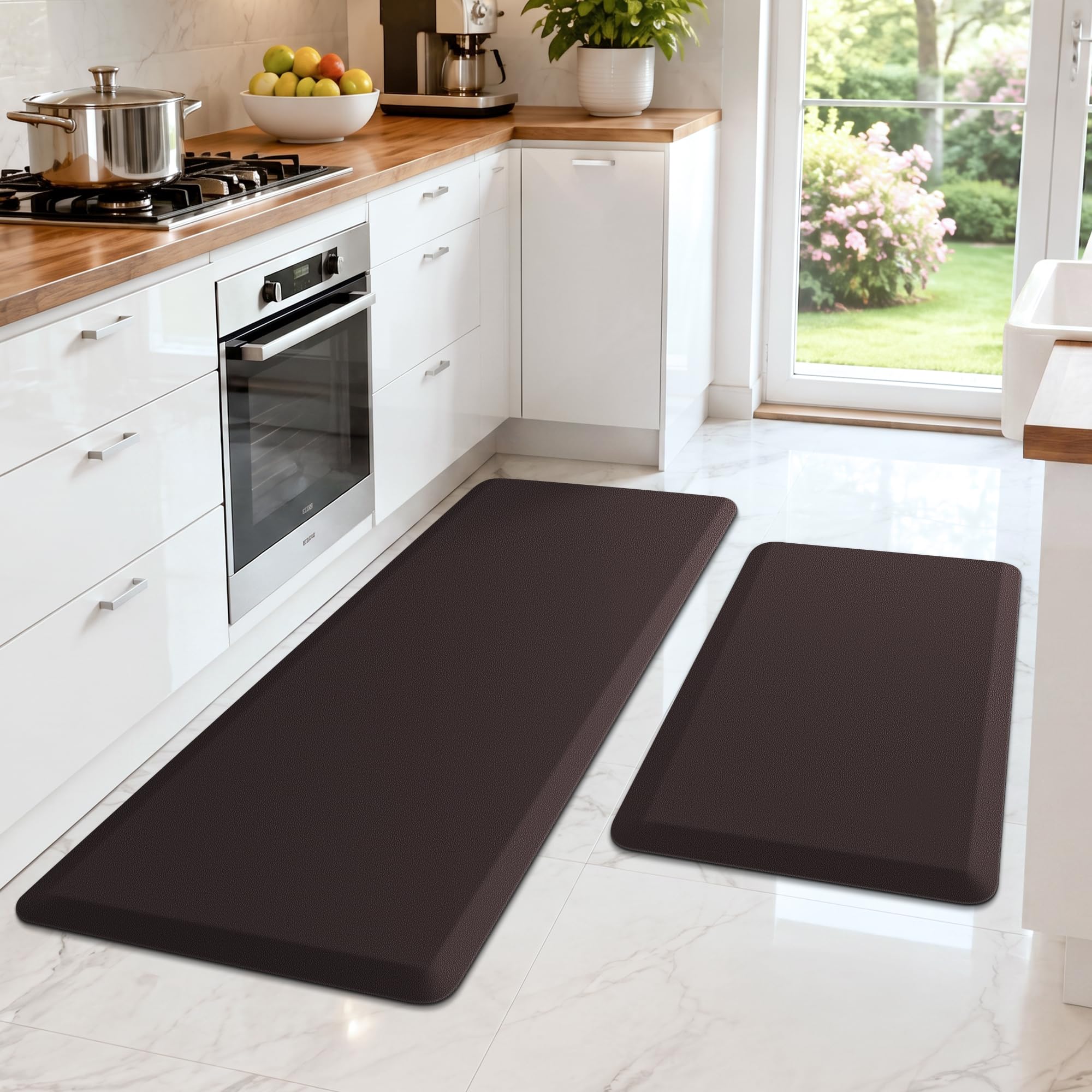 HappyTrends 2 PCS Kitchen Mat Cushioned Anti-Fatigue Floor Mat — Amazon image 7