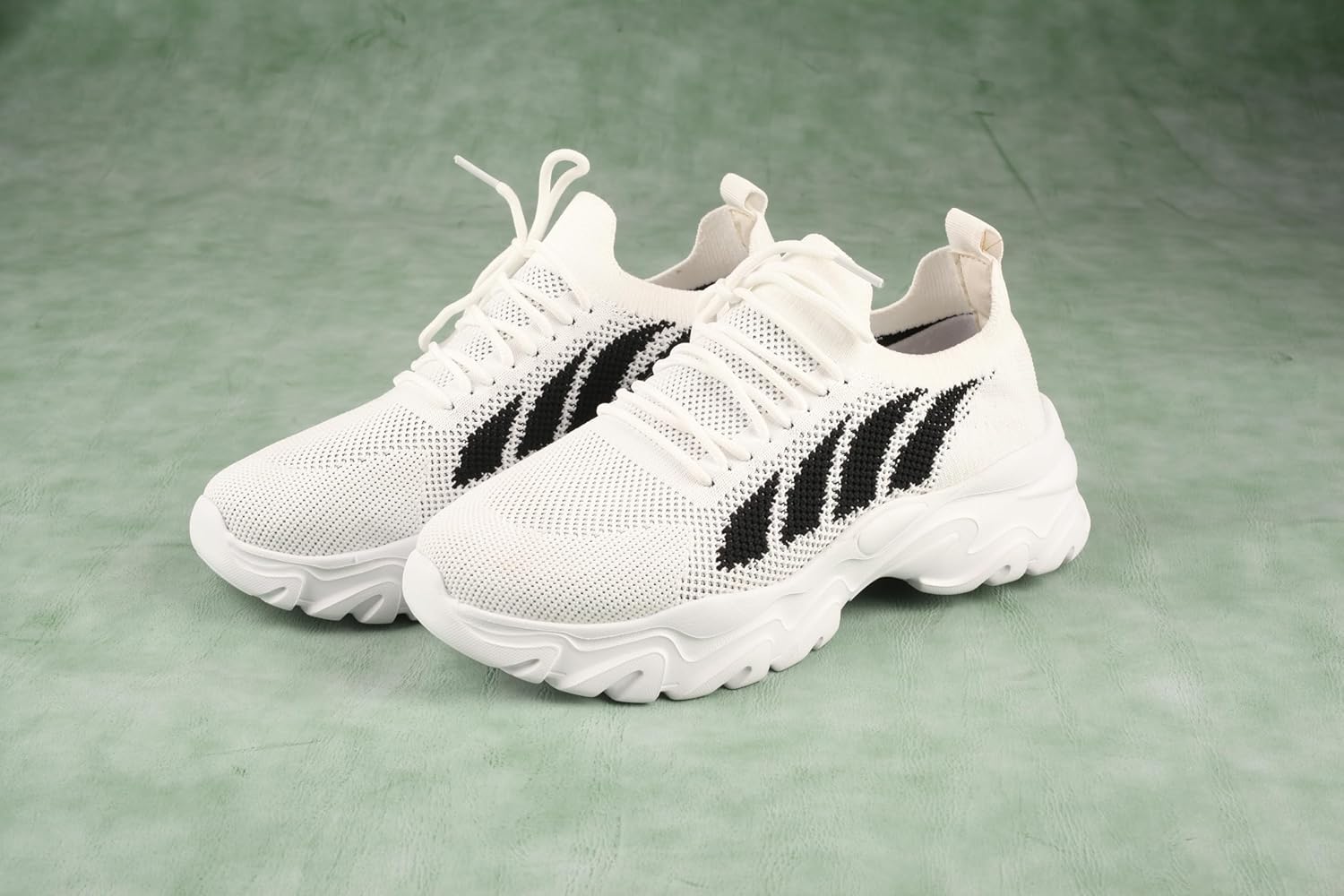 TMA EYES & MAiA Women's Breathable Lace - up Thick - Soled Height - Boosting Sneakers - Image 6