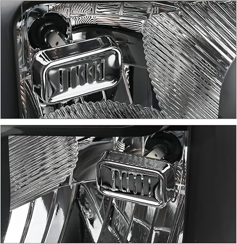 Miniatura 9 de M-AUTO Conjunto de faros delanteros con 4 bombillas LED premontadas de 6000 K compatibles con Ford F-250350450550 Super Duty 2017-2019, faros