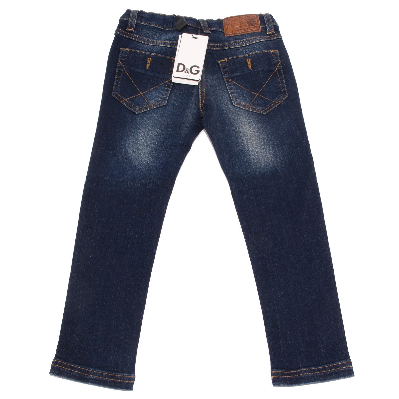 7535W Pantalone Bimba D&G Junior Girl Jeans Blue Trouser [5 Years]