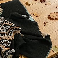 Vista 7 de Uyuni Poncho con volantes estilo chal bohemio para mujer, holgado, vintage