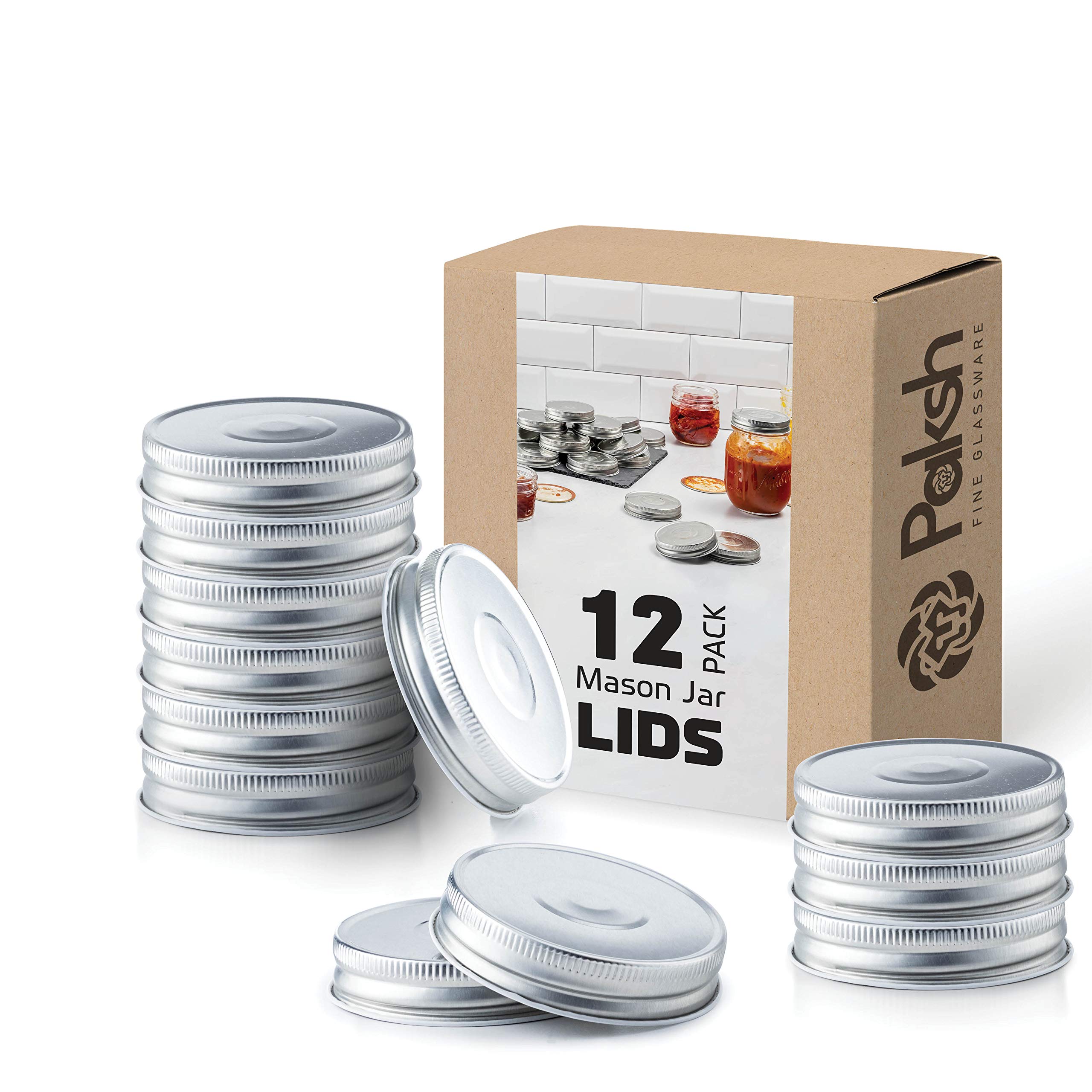 Amazon｜Paksh Novelty シルバー交換用メイソンジャー蓋 - レギュラー
