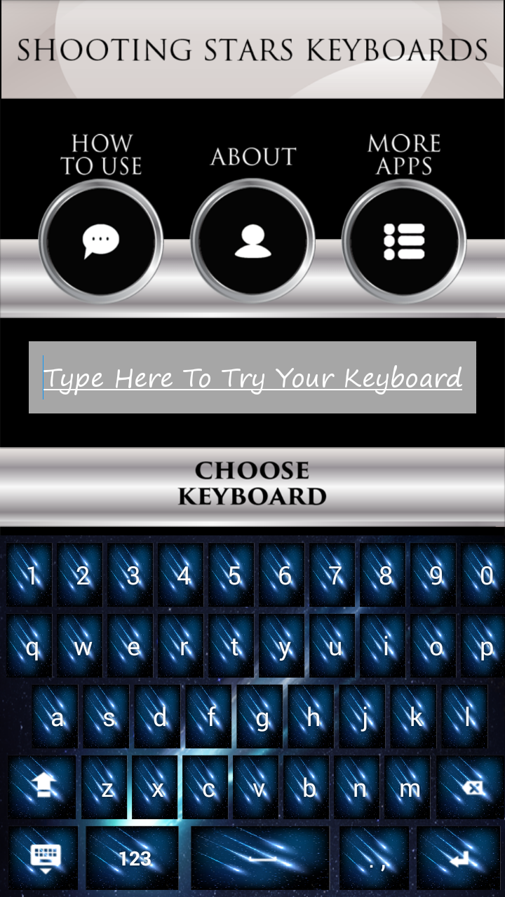 Shooting Stars KeyboardsAmazon.co.ukAppstore for Android