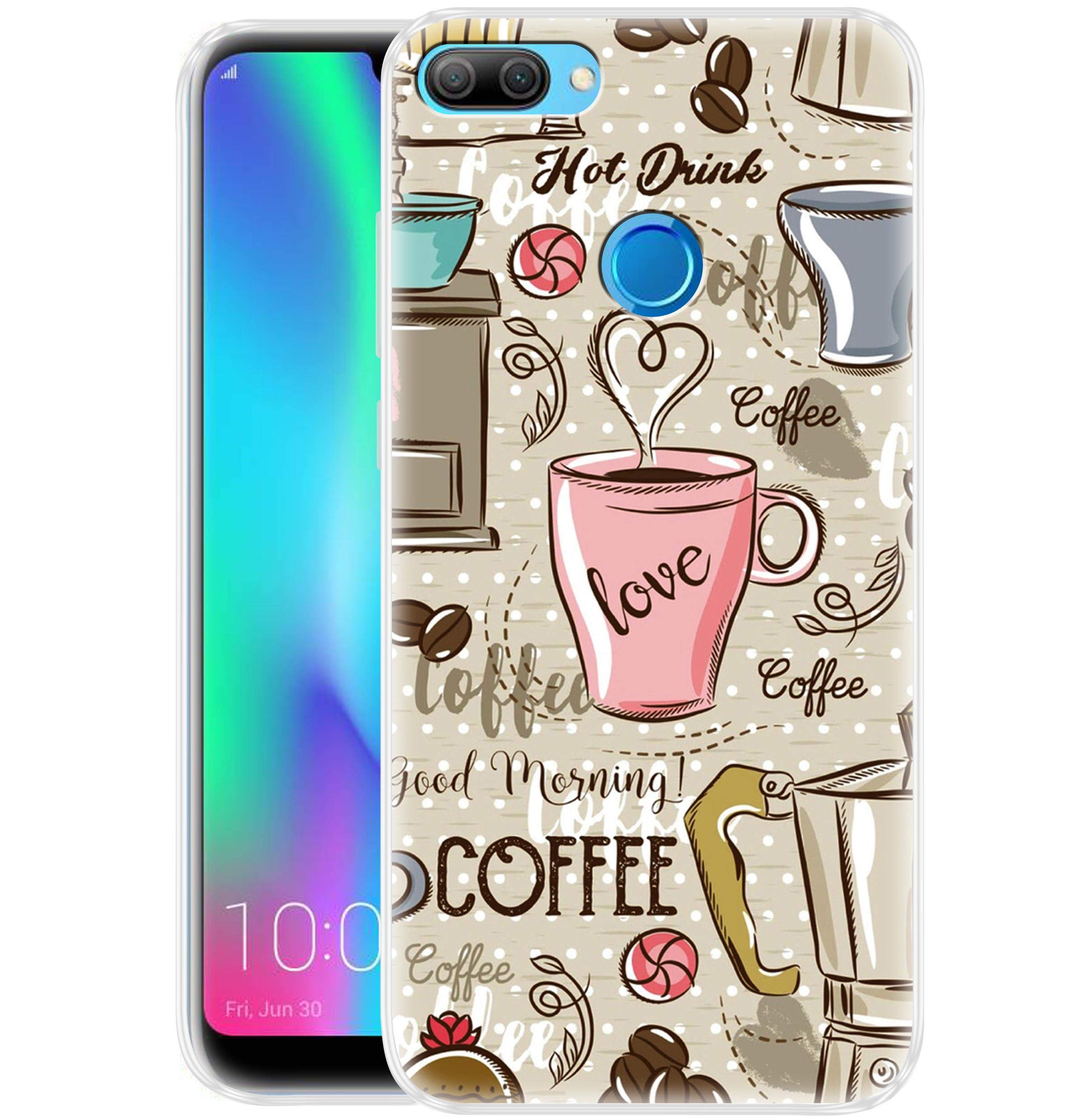 Fashionury Silicone Honor 9N Back Case/Honor 9N Back Cover Printed/Honor 9N Designer Printed Soft Back Case for Mobile - P398, Multi (B07G78TH46) Amazon Price History, Amazon Price Tracker