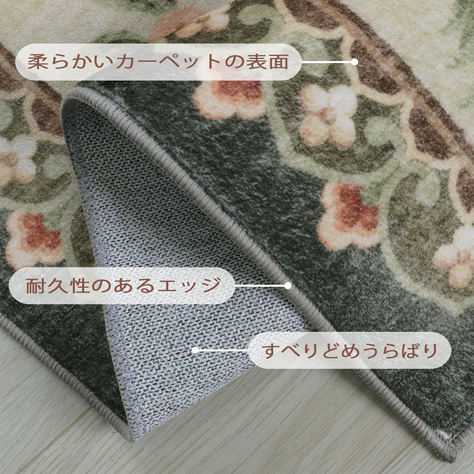 FORTSEA ラグマット 3畳 200×250cm 洗える ペルシャ風 Amazon | FORTSEA ラグマット 3畳 200×250cm 洗える ペルシャ風