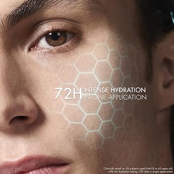 Biotherm Homme Aquapower Hydrating Cream Moisturizer for Men, P.Antartica, Mannose & Hyaluronic Acid 72H Long-lasting Concentrated Hydrator, Reinforces Natural Hydrating System, 1.7 Fl. Oz.