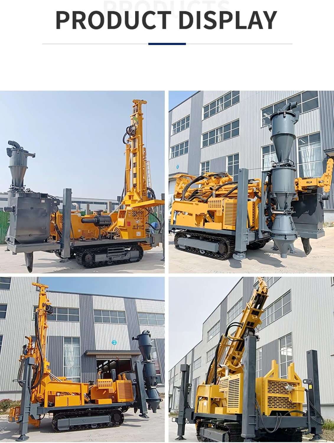 Reverse Circulation Drilling Rig with Various Sizes and Drilling Depth Options Customizable Design Stable Operation High Efficiency System for Construction Water Well and Mining Applications