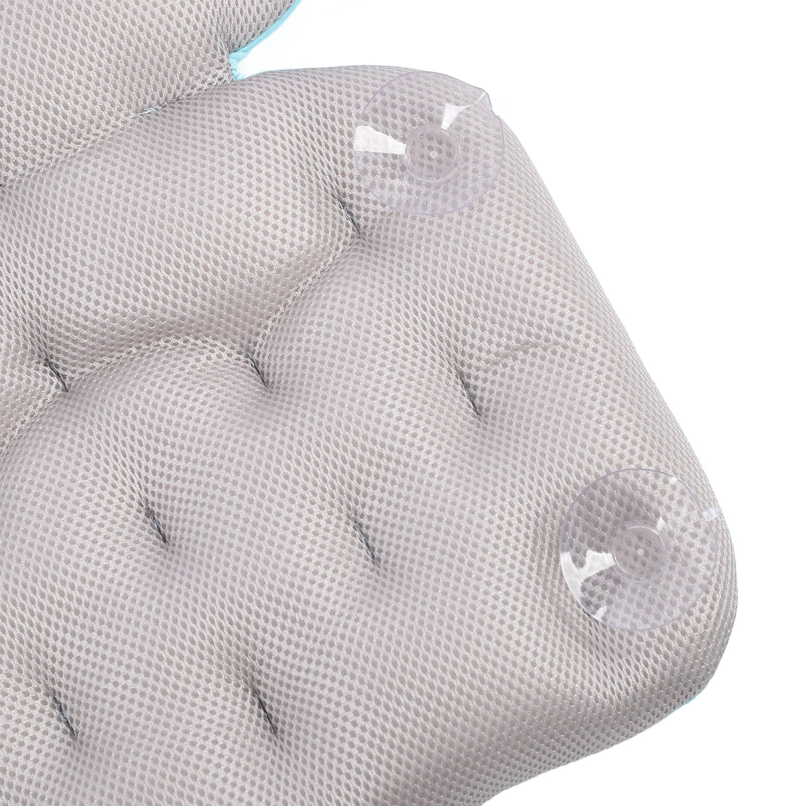 Cuscino Bagno per Tutto il Corpo Cuscino Bagno Ergonomico e Ad Asciugatura Rapida per Un'esperienza Rilassante Durante il per Adulti Morbido Poliestere 60 Cm (Blu)