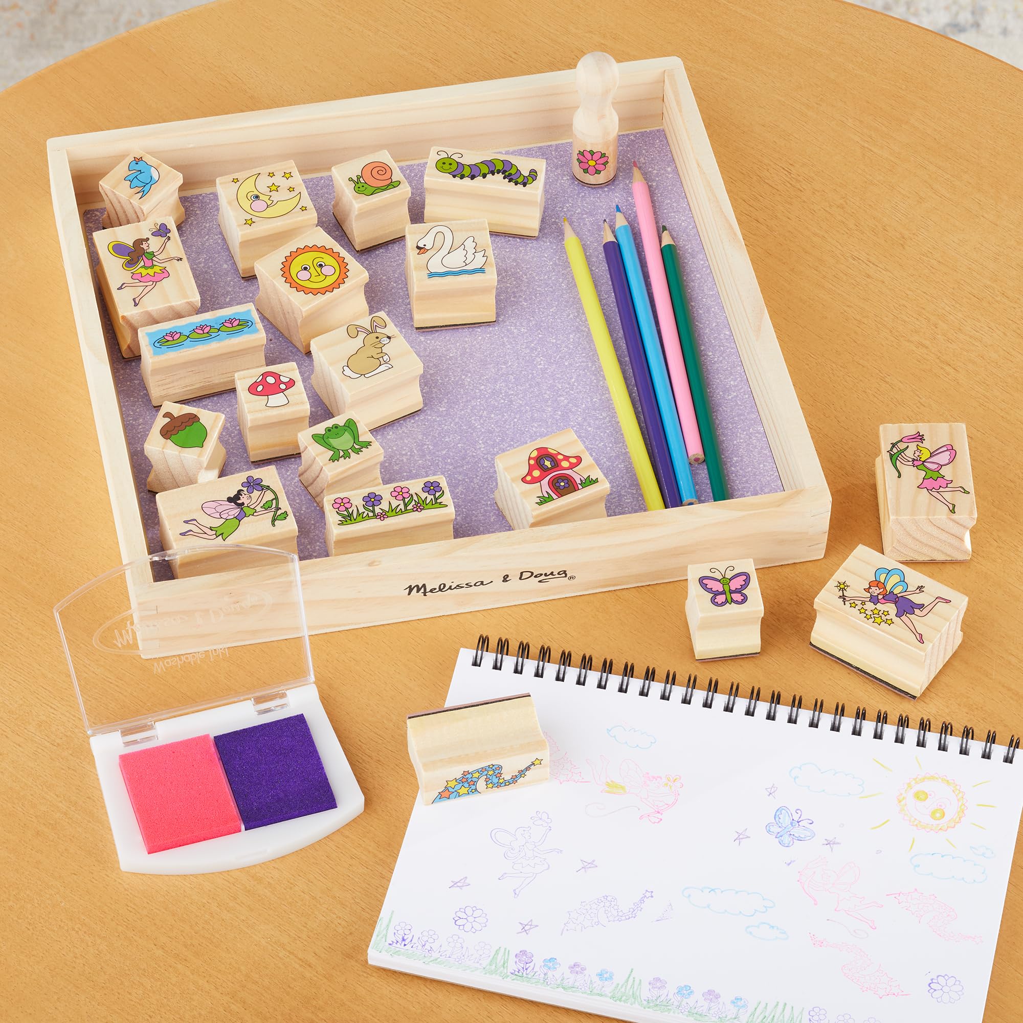 Melissa & Doug Stamp-A-Scene-Fairy Garden
