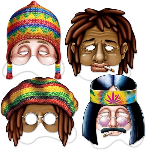 Beistle Máscaras Hippie