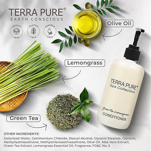 Miniatura 4 de Terra Pure Acondicionador  Colección Spa  Servicios del hotel en botella con bomba  10.14 oz.  10.1 fl oz (botella individual)