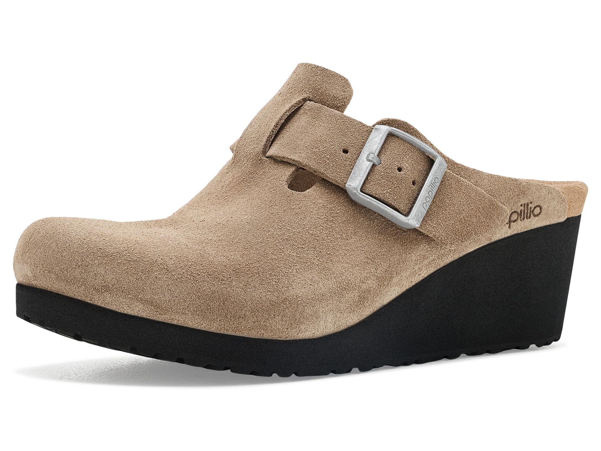 Fanny Wedge Clog - Suede