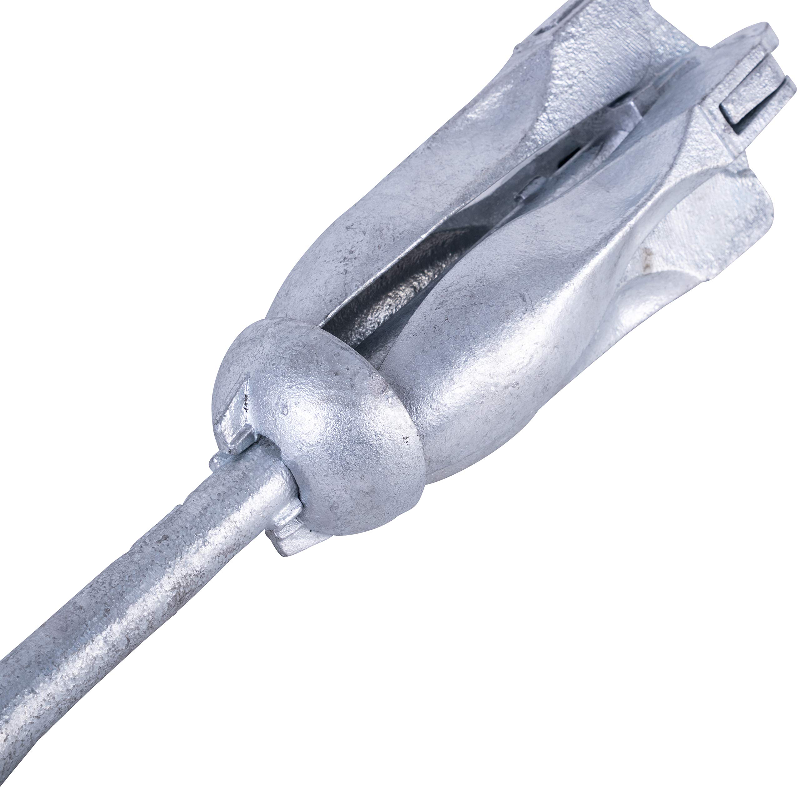 Ancla galvanizada de hierro fundido, plegable