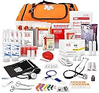 Vista 1 de Ever Ready First Aid Kit de primera respuesta completamente abastecido, naranja