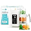 BooBoo PuréePro® 5 in 1 Baby Food Maker, Multifunctional Puree Blender Processor, Auto Cooking & Grinding Chopper, Includes Steamer, Bottle Warmer, Steriliser & Self Cleaning Operation