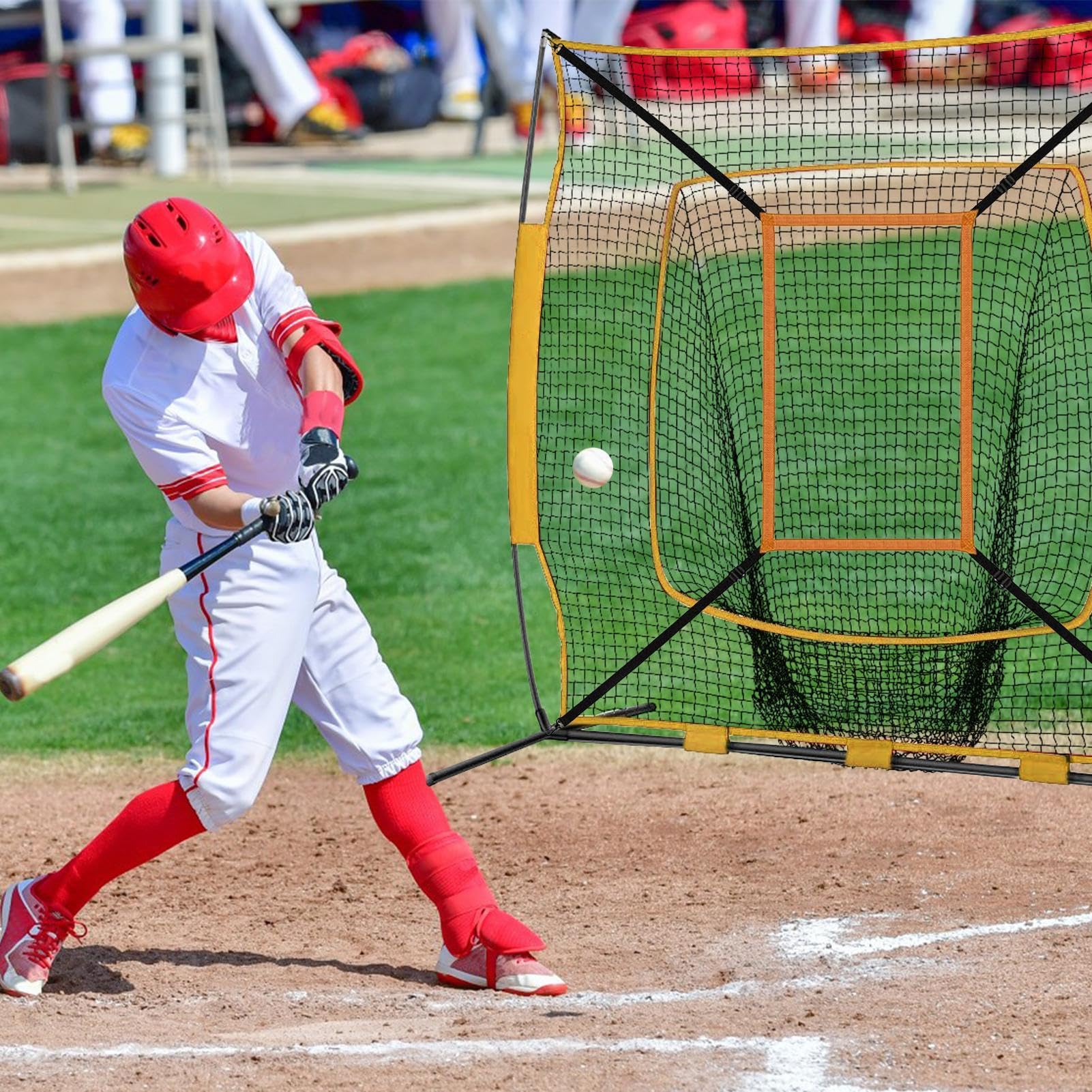 Strike Zone Cible de lancer Baseball, Filet réglable d'entraînement
