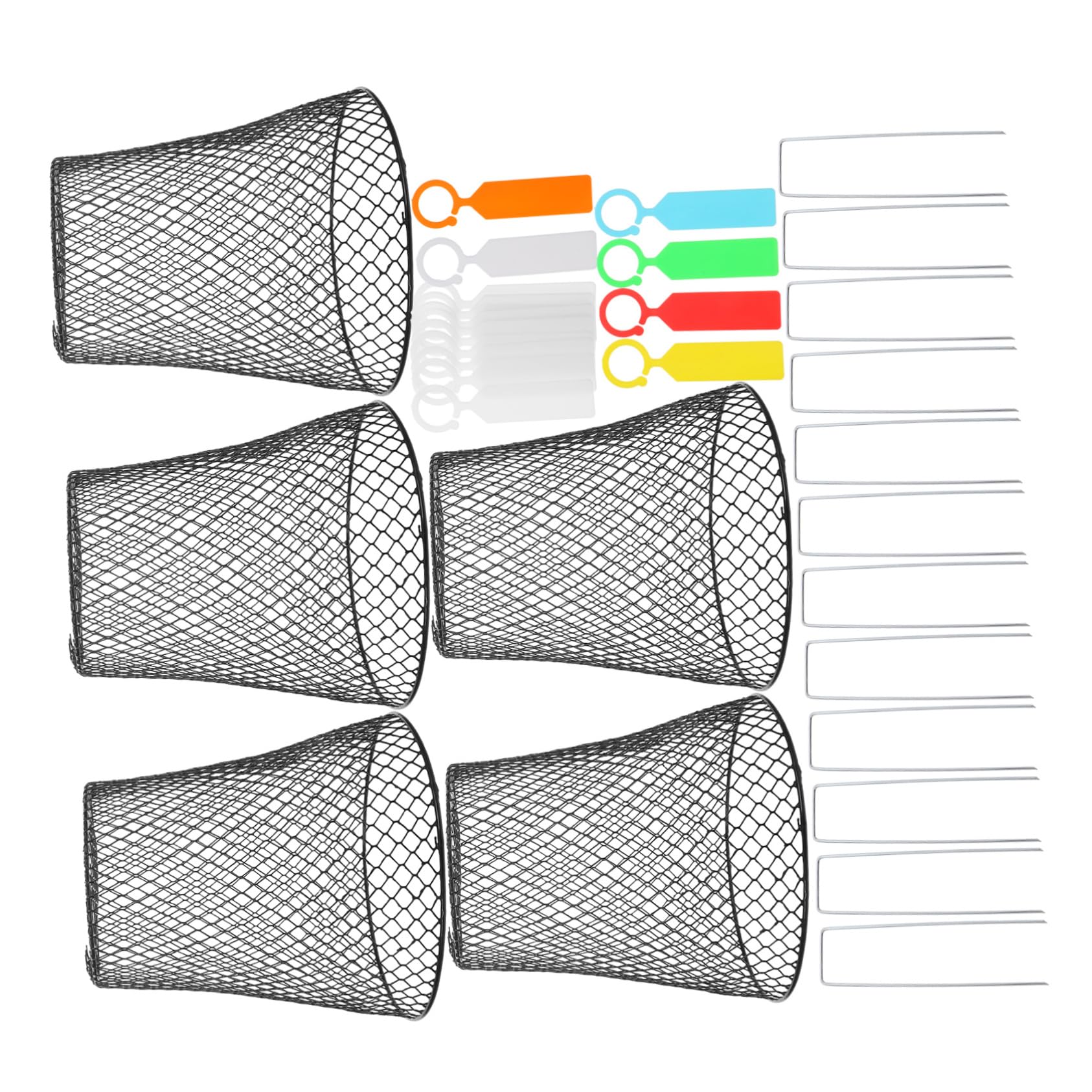Hemobllo Cloches De Jardin Fil De Fer Cage De Protection pour Plantes Et Légumes Robuste Et Résistant Aux Intempéries pour Balcon Et Petits Jardins