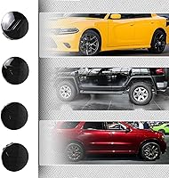 Vista 5 de 4 piezas de 63 mm 2.5 pulgadas de cubiertas de tapas centrales para ruedas con corte para Dodge Charger Durango Dart 2015-2020 Jeep/Chrysler