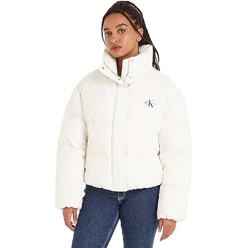 Immagine del prodotto Calvin Klein Jeans Piumino con Etichetta Soft Touch Capispalla, Ivory, M Donna