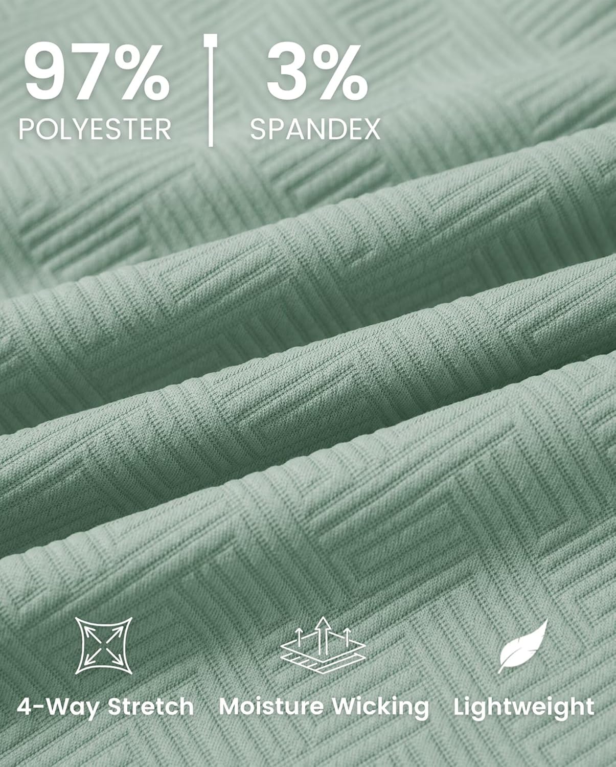 M MAELREG Hoodies for Men Texture Solid Color Sweatshirts Athletic Golf Midlayer Mens Hoodies Pullover Shirt with Pocket - Image 4