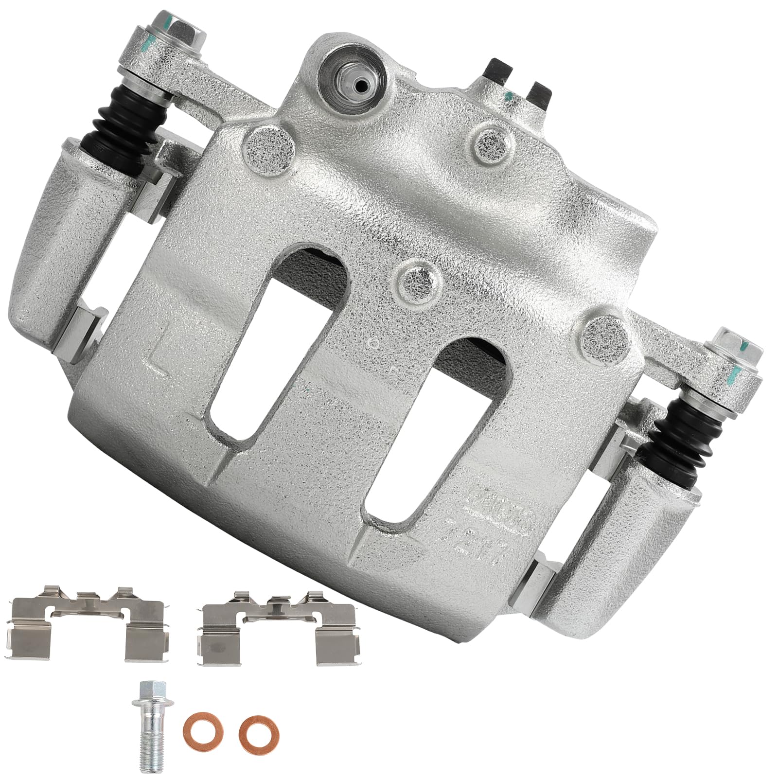 cciyu Front Left Disc Brake Caliper Assembly With Bracket 19B1673