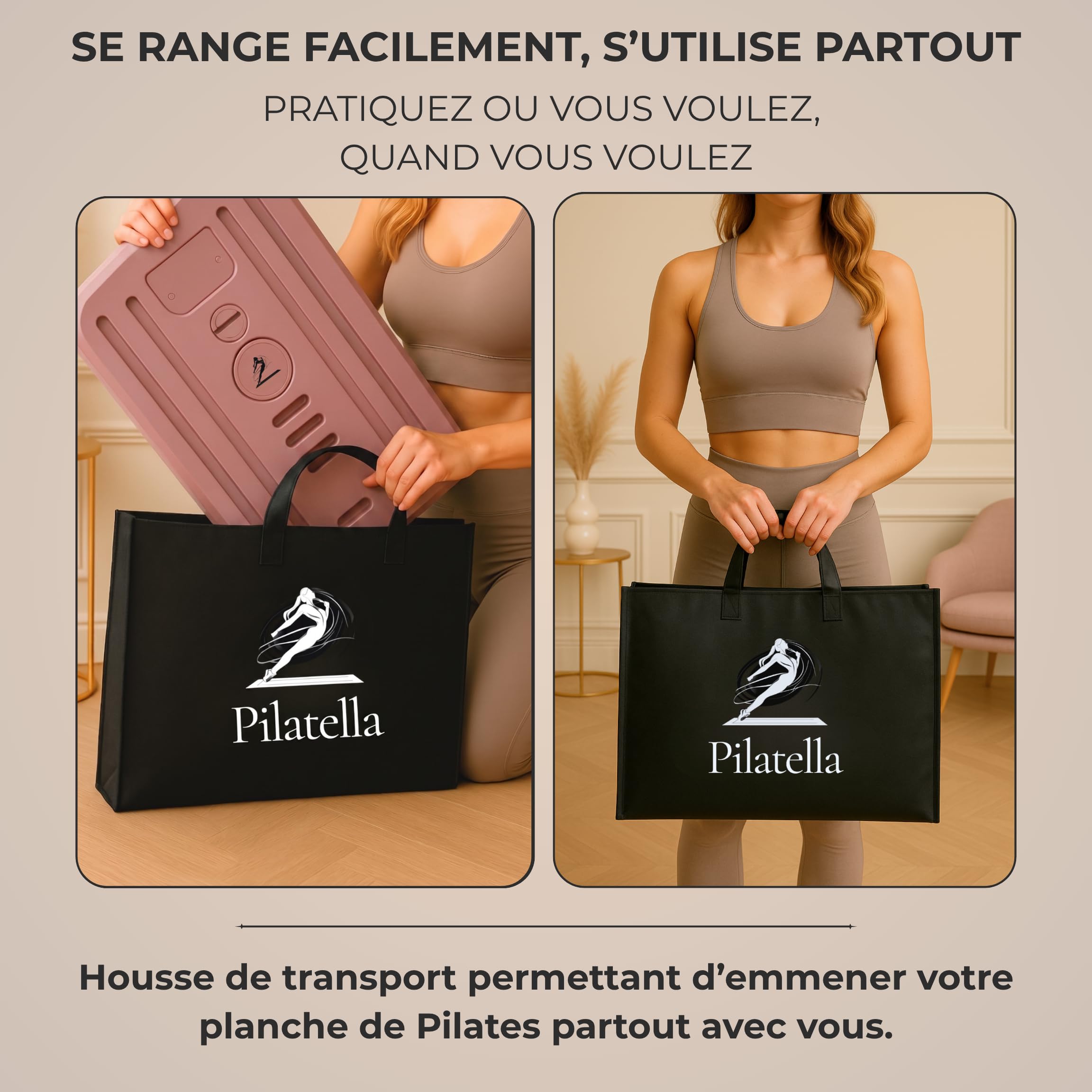 Pilates Reformer Pliable 5-en-1 Machine Multifonction Premium pour Maison