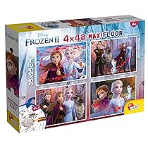 Liscianigiochi – Disney Puzzle Supermaxi 4 x 48 Frozen 2 Puzzle per Bambini, 86610