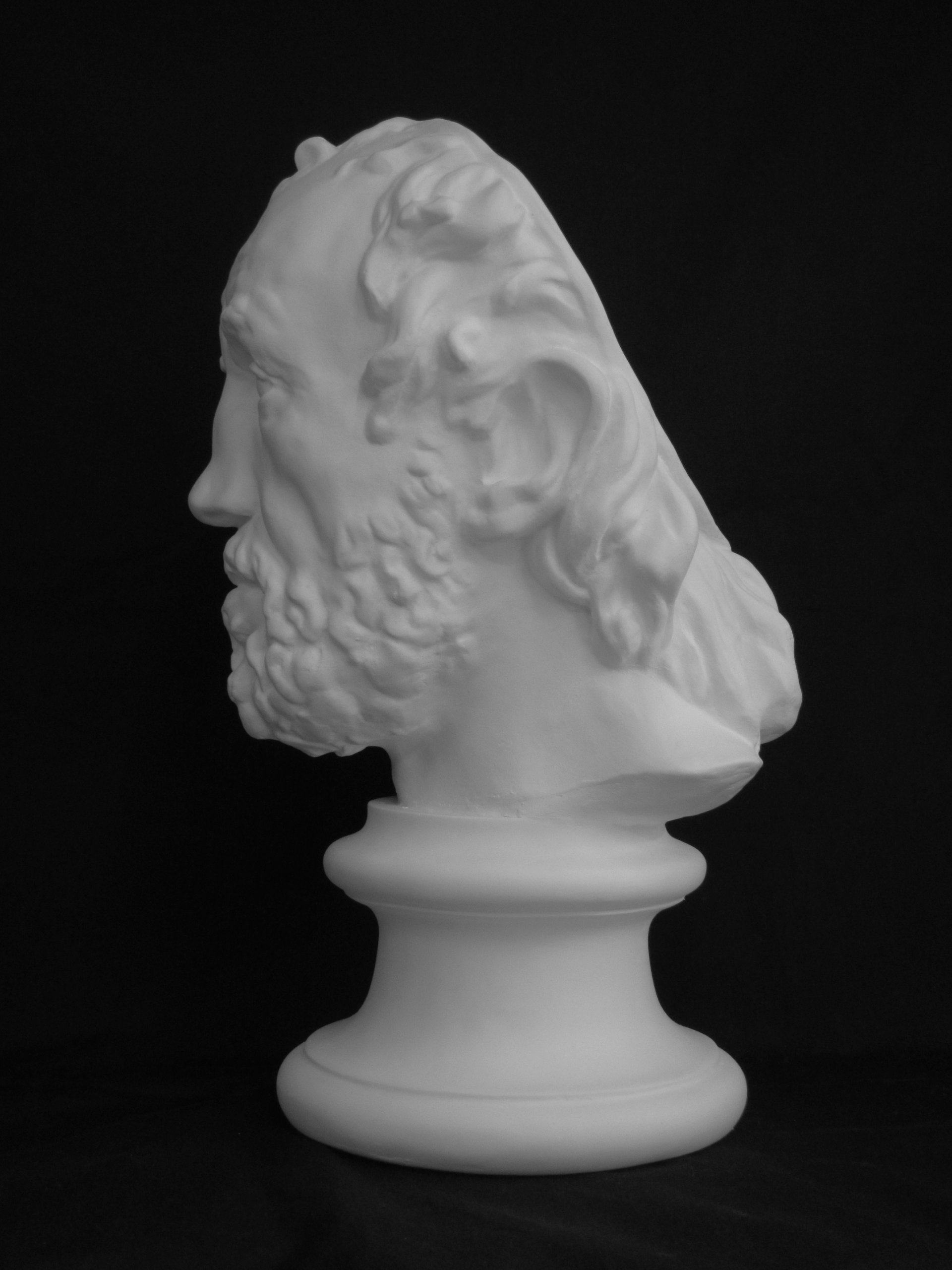 Amazon.co.jp: 石膏像 S－214 鼻のつぶれた男首像（大） H