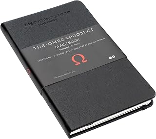 Omega Project Black Book Training Journal: Elite US Special Forces Fitness Planner Tracker for Workouts, Sleep & Recovery