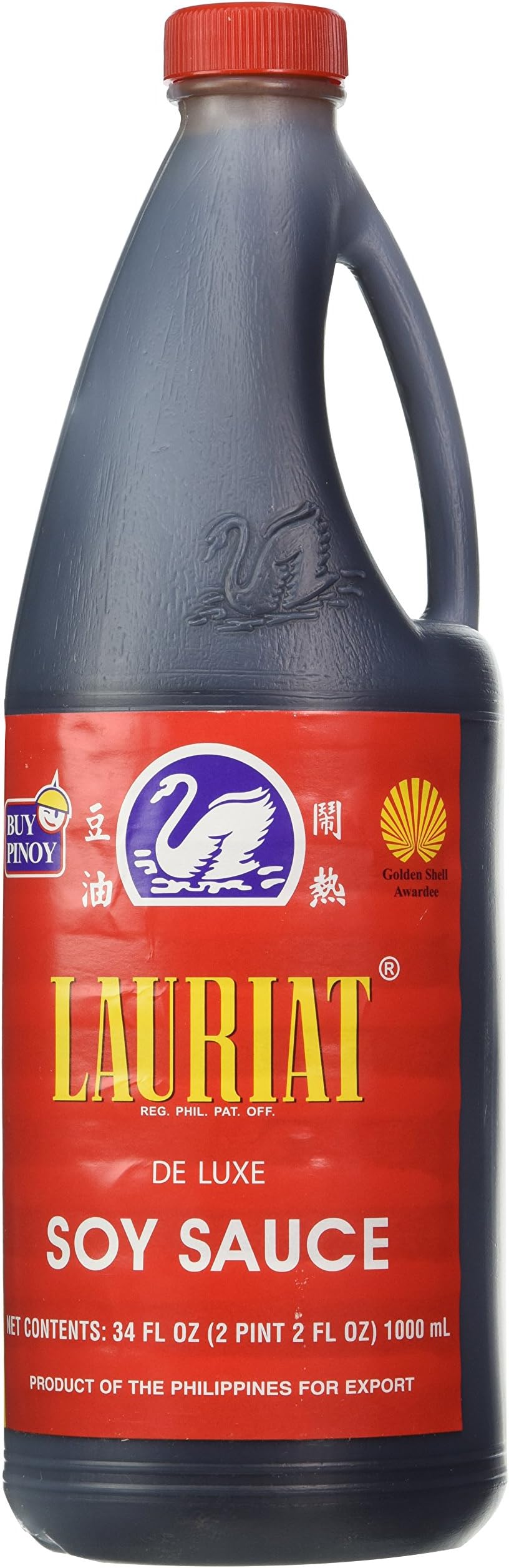 Silver Swan Lauriat Soy Sauce, 34 Ounce