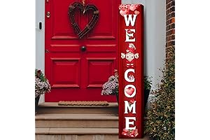 Romantic Valentine's Day Porch Sign With Gnome And Pink Heart