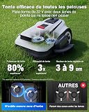 Ecovacs Goat A1600 LiDAR Pro Care Kit Robot Tondeuse sans Fil, 1600 M², Navigation Dual-LiDAR 360°, Cartographie Automatique, Évitement d'obstacles 3D par IA, Charge Ultrarapide, Grimpe à 50% - 4
