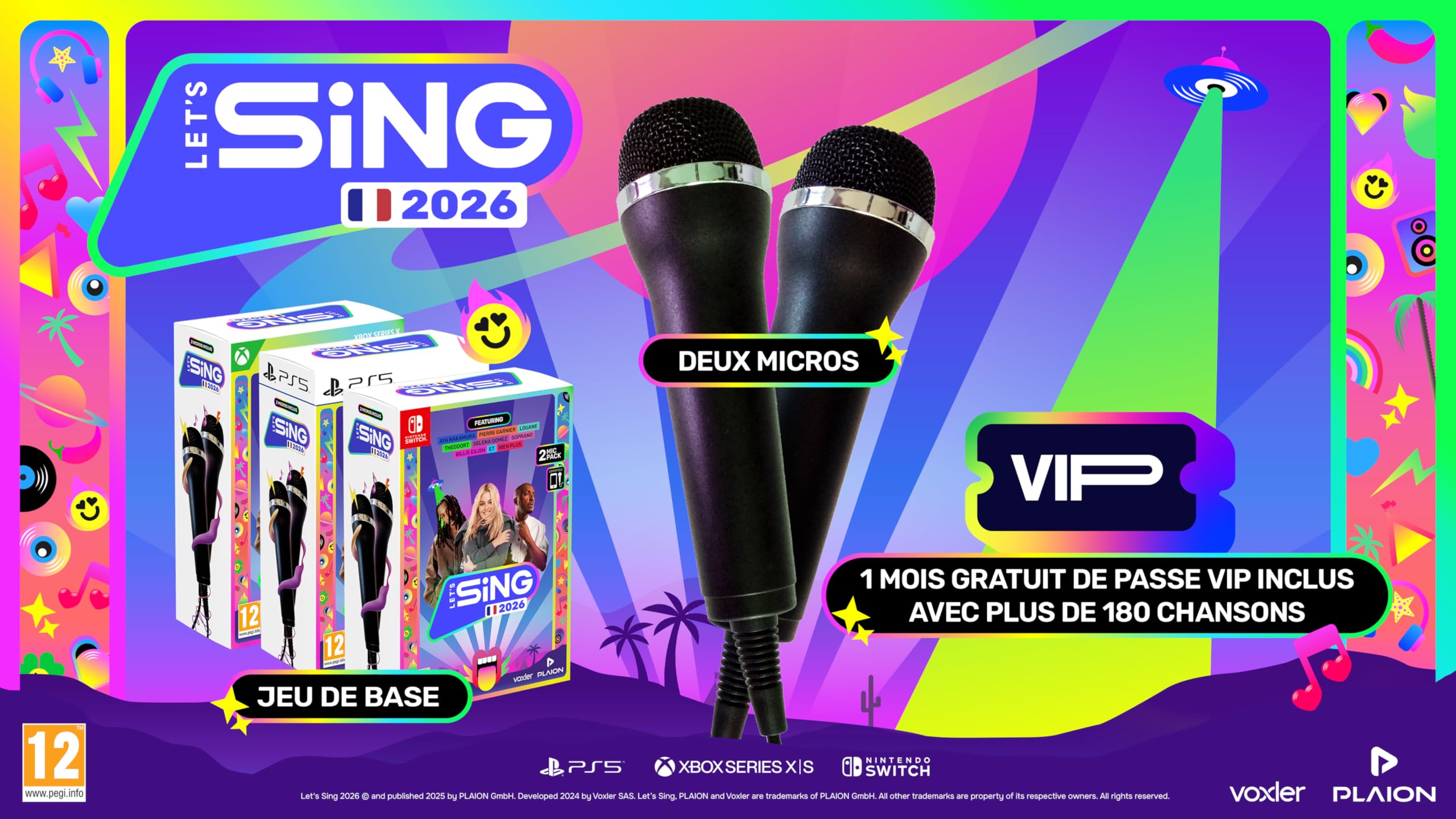 Let's sing 2026 +2 Mics (Switch)