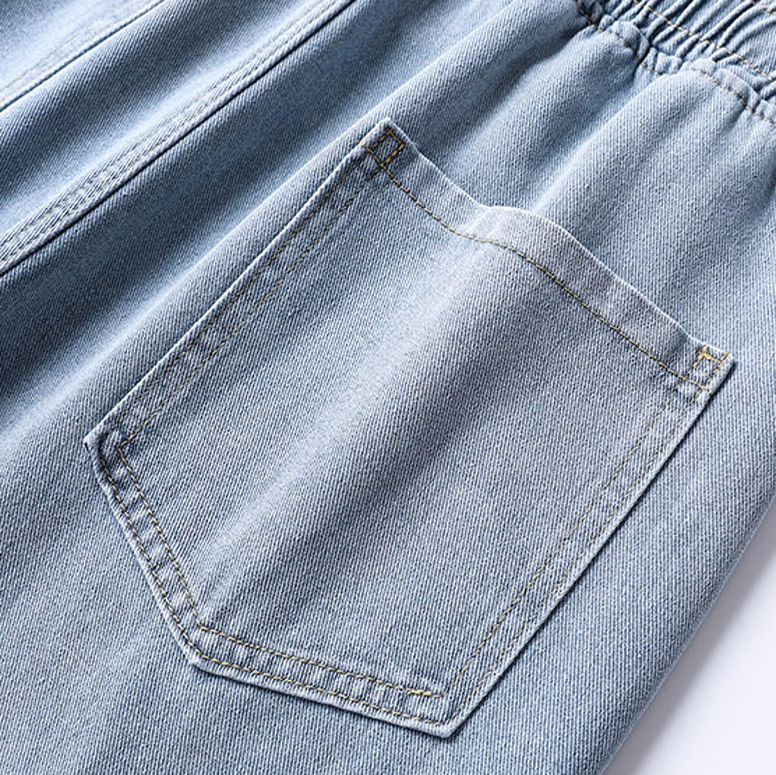 Pantalones vaqueros térmicos acolchados para hombre, pantalones térmicos de forro polar, pantalones de invierno gruesos, pantalones de chándal holgados, pantalones largos para el tiempo