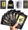 Tarot Cards Deck with Guide Book & Linen Carry Bag - 78 Classic Original Tarot Cards for Fortune Telling - Ideal for Beginners to Experts, with Meanings Included