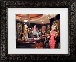 Chris Consani 'Java Dreams' Matted Framed Art