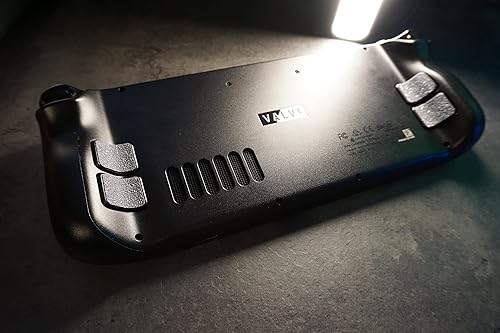 Vista 4 de Kit de agarre de botón de cubierta de vapor, añade agarre a tus palas traseras y palitos para el pulgar, juego de 2, gris