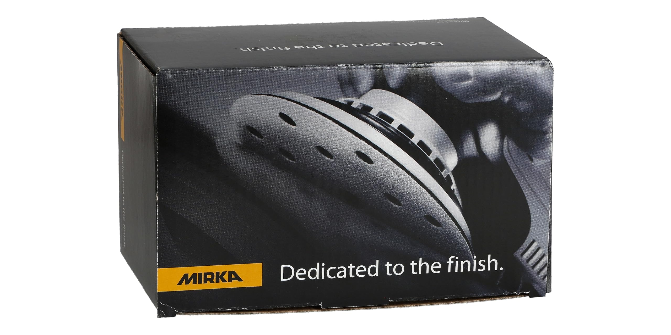 Mirka Galaxy Papier abrasif 6" – Grain 120, 100 disques/Linkroll – Autocollant PSA – Abrasif de qualité supérieure pour résine époxy, bois, métal, technologie anti-encrassement, auto-affûtant, idéal