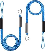 Vista 1 de Accesorios para barco de línea de muelle bungee - Pontón, moto acuática, accesorios de kayak con clip de acero inoxidable 316
